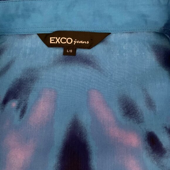 Vintage EXCO Jeans Anime Button Up Bowling Shirt - Picture 7 of 10